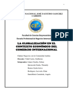 La Globalización en El Contexto Económico Del Comercio Internacional