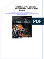 3rd Your UNIX Linux The Ultimate Guide Edition Sumitabha Das Solutions Manual All Chapters