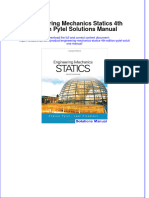 Full Download Engineering Mechanics Statics 4th Edition Pytel Solutions Manual All Chapter 2024 PDF