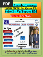 CS401 Quiz-4 by Vu Topper RM-1