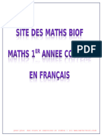 Maths 1er Annee College Maths PDF Biof Club