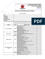 6 Week 250 Hour Forklift Maintenance Checklist Electric