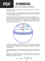 Area Esfera