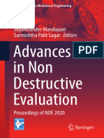 Book Advances in Non Destructive Evaluation 2020