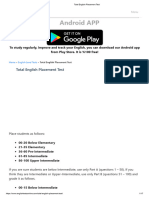 Total English Placement Test