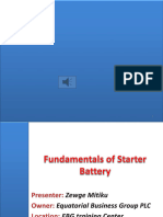 Understanding of Starter Battery