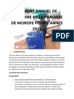 Rapport D'histoire de Morofe 2021