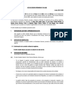 Acta SO #001-23 de Fecha 06.01.23