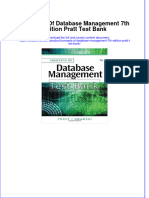 Full Download Concepts of Database Management 7th Edition Pratt Test Bank All Chapter 2024 PDF