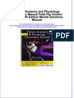 Full Download Human Anatomy and Physiology Laboratory Manual Fetal Pig Version Update 10th Edition Marieb Solutions Manual All Chapter 2024 PDF