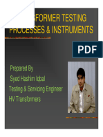 Testing of Transformers (Updated)