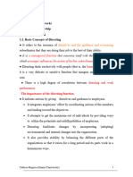 Unit One Conceptual Frameworks Definition of Leadership 1 - Directing 1.1. Basic Concepts of Directing