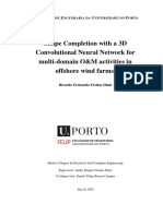 Shape Completion With A 3D Convolutional Neural Network For Multi-Domain O&M Activities in Offshore Wind Farms