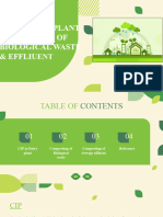 Cip in Dairy Plant, Composting of Biological Waste & Effliu