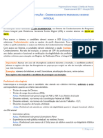 Tutorial Processo de Credenciamento Programa Ensino Integral Atuacao 2018