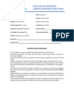 SEGUNDO EXAMEN PARCIAL - Contabilidad de Costos