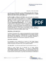 Ampliación y Aclaración 17981-2021-05369