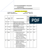 ES III Assignment Questions