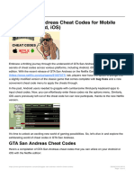 Cheats - GTA San Andreas Mobile - Netflix, IOS, Android