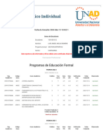 Registro Académico Individual