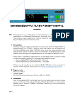 Strymon BigSky CTRLR by MonkeyProofM4L - Manual