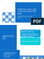 19 Videoclase Del 3 de Agosto MDI