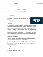 PDF Informe Lab Fis 102 Viscosimetria