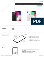 Iphone X - Technical Specifications