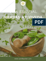 (GUIA) ESENCIAL Hierbas Ayurvédicas