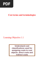 Cost Terms