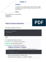 Chapter-3 Functions in Python