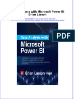 Data Analysis With Microsoft Power Bi Brian Larson Full Chapter Instant Download