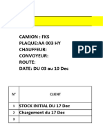 RECAPITULATIF Du 17 Au 24 Décembre 2022