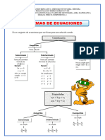 Sistemas de Ecuaciones para Cuarto de Secundaria