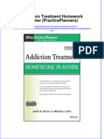 Addiction Treatment Homework Planner (PracticePlanners) Full Chapter Instant Download