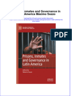 Prisons, Inmates and Governance in Latin America Máximo Sozzo Full Chapter Instant Download