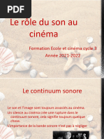 Le Son Au Cinéma C3 (2122)