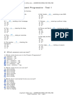 Present Participle - Exercises2