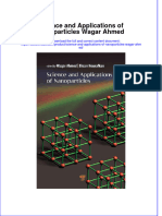 Science and Applications of Nanoparticles Wagar Ahmed Full Chapter Instant Download