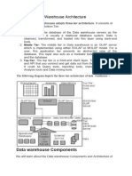 CA03CA3405Data Warehouse Architecture and Its Components