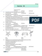 Exercise - Diversity in Living Organisms - Advance