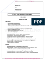 11th Physics Question Bank