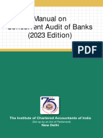 Manual On Concurrent Audit of Banks 2023 Edition