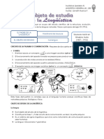 Tema 3 El Objeto de Estudio de La Lingüística - Resumen