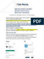 Guia para Inicio de Lecciones Primer Ingreso