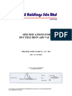 SAJH Specification For Ductile Iron Air Valve (Revised Edition 2002)