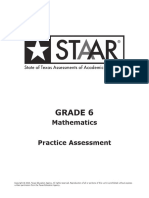 2023 Staar Redesign 6 Math Practice Test