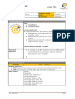 Lesson Plan: I. Learning Objectives