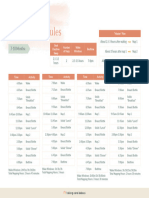 Master Plan + Sample Schedules: 7-10 Months