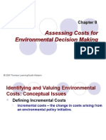 Assessing Costs For Environmental Decision Making: © 2004 Thomson Learning/South-Western